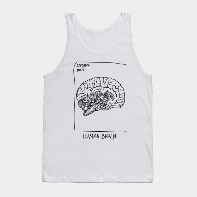 Human Brain T-shirt Tank Top by DreixLord